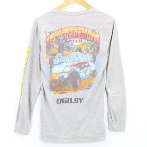 Vintage Lane Seven Shirt Mens Gray Long Sleeve Sand Style 2018 OGILBY Small S